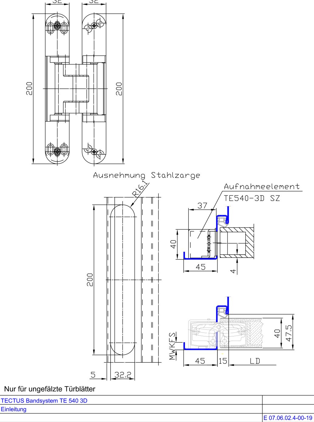 TECTUS Bandsystem TE 540-3D