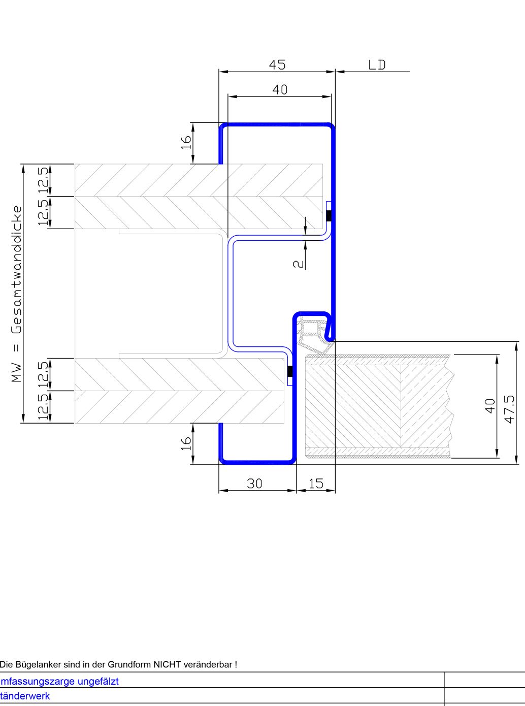 Umfassungszarge 24-1645