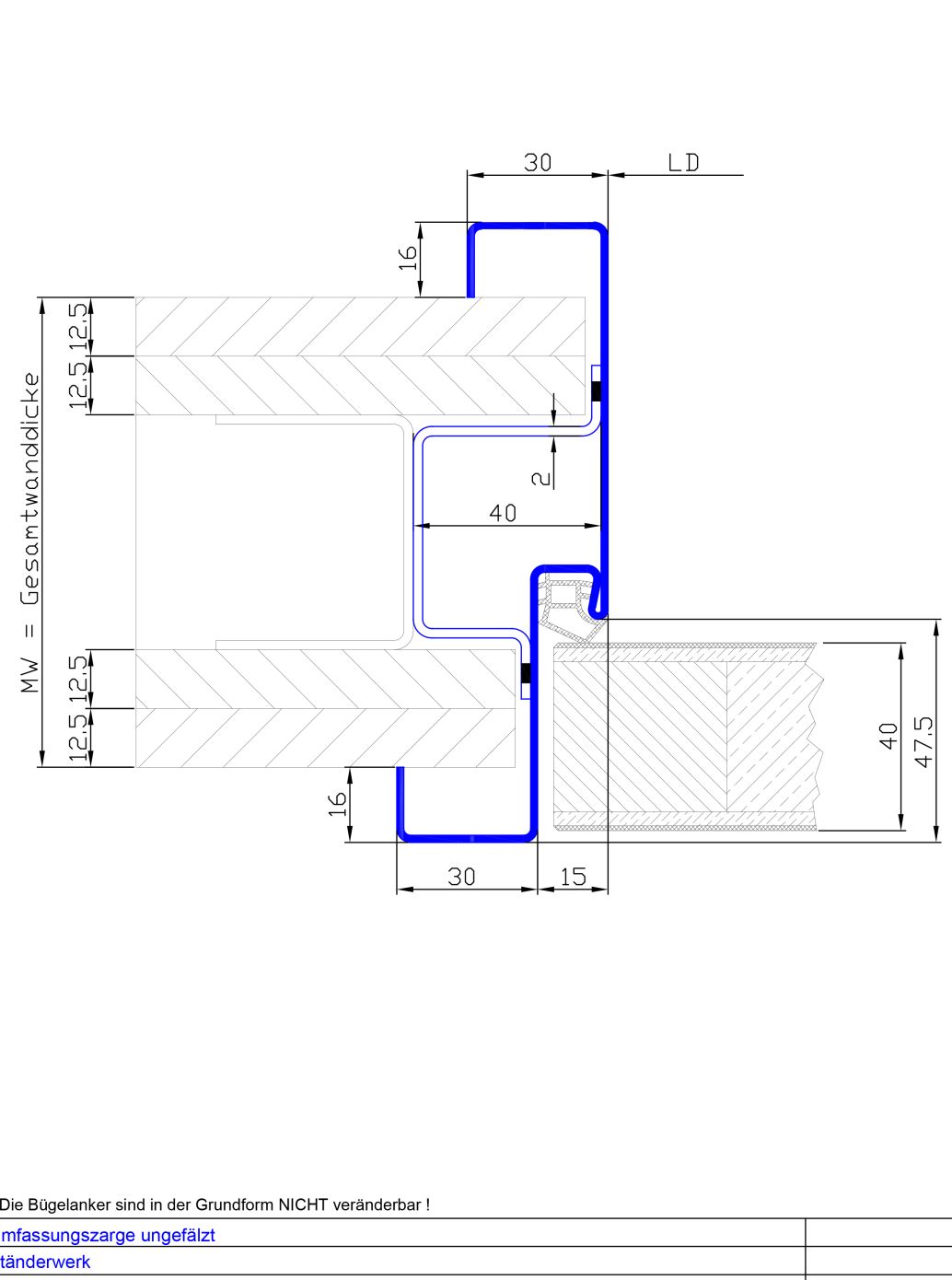 Umfassungszarge 24-1630