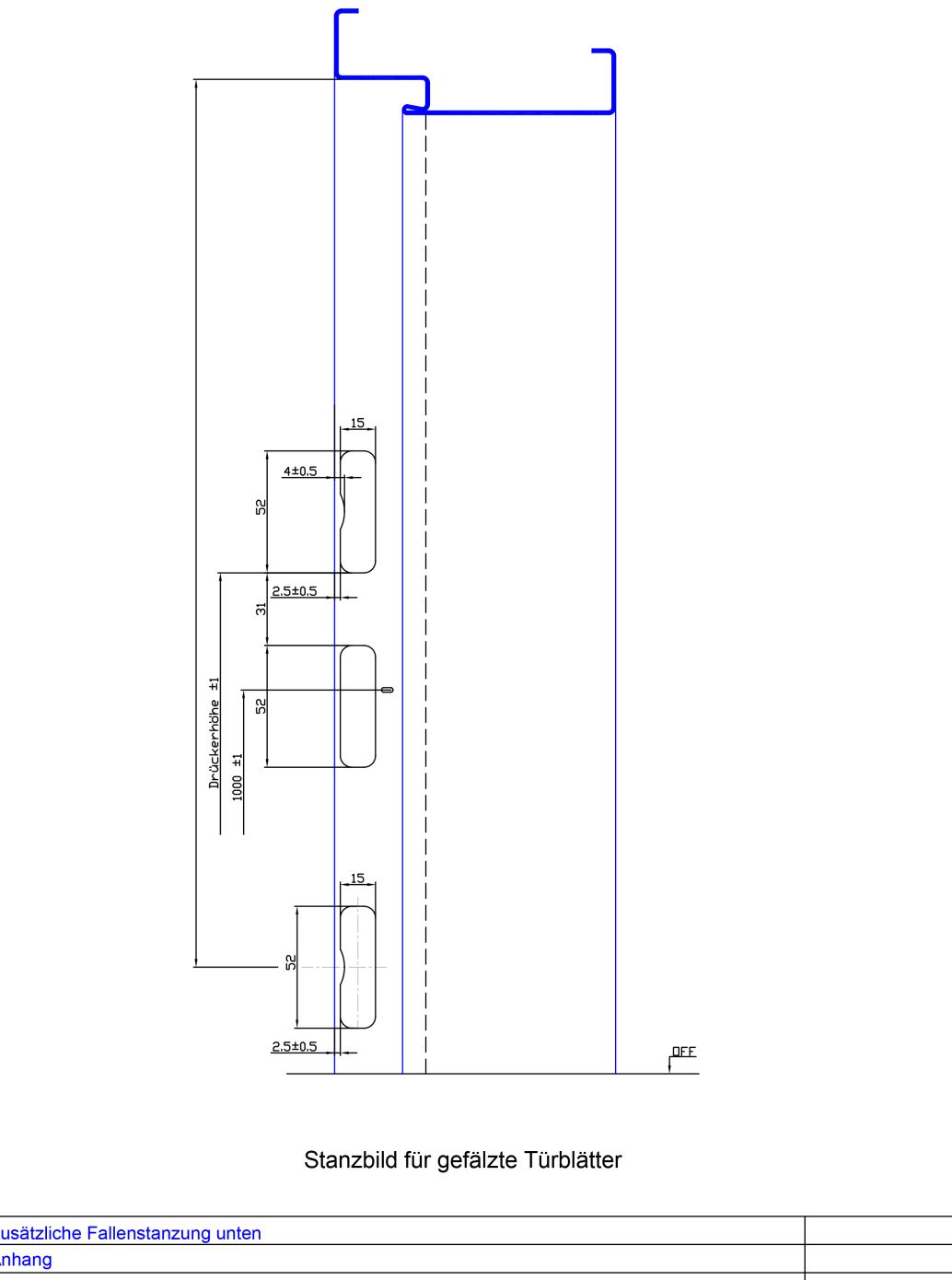 zus. Fallenstanzung unten gefaelzt