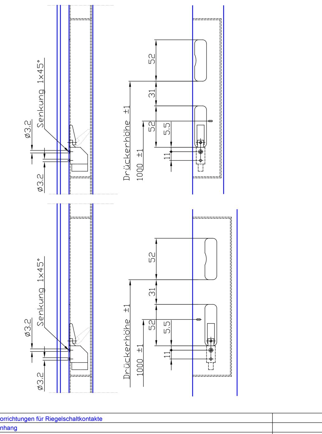 Riegelschaltkontakt 878